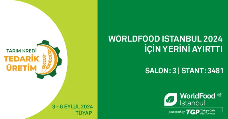 Tarım Kredi Tedarik ve Üretim A.Ş. WorldFood İstanbul 2024’te!